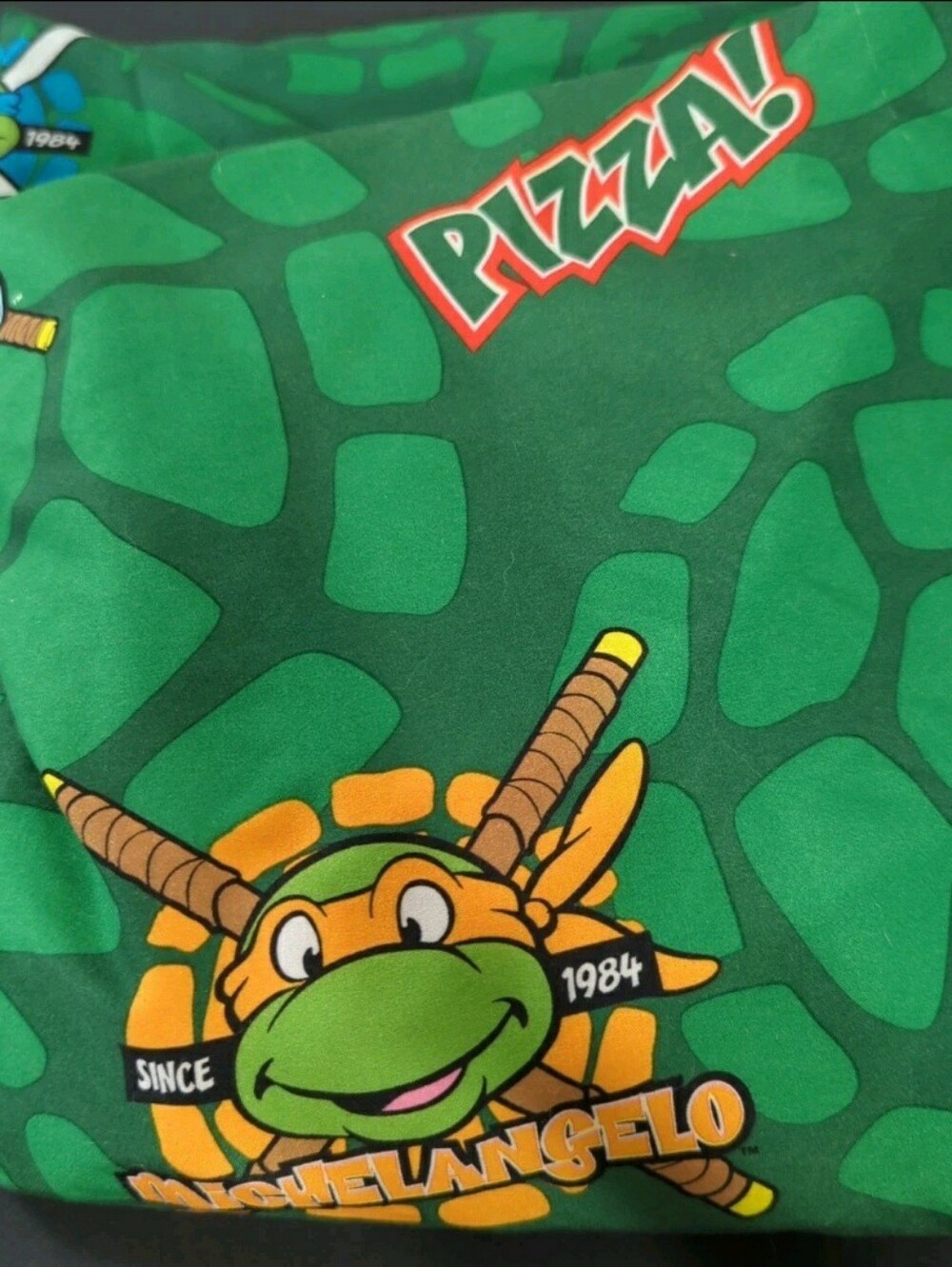 TMNT Teenage Mutant Ninja Turtles Green Toddler Sheet Flat & Fitted Nickelodeon